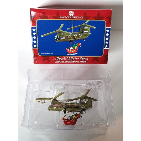 American Greetings Operation Santa Ornament Military Helicopter 2006 - Picture 6 of 7